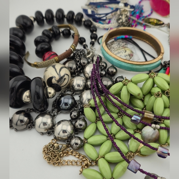 Mystery Jewelry Lot | Bulk Gift Bundle | Reseller Treasure Hunt Fun - Picture 2 of 6